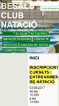 Mobile Screenshot of clubnatacio.besalu.cat