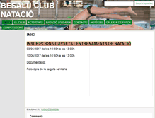 Tablet Screenshot of clubnatacio.besalu.cat